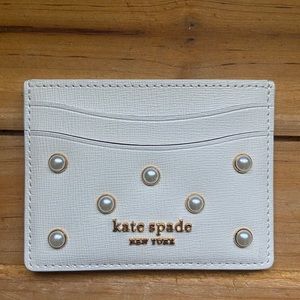 NWT Kate Spade Purl Embellished Cardholder ♠️